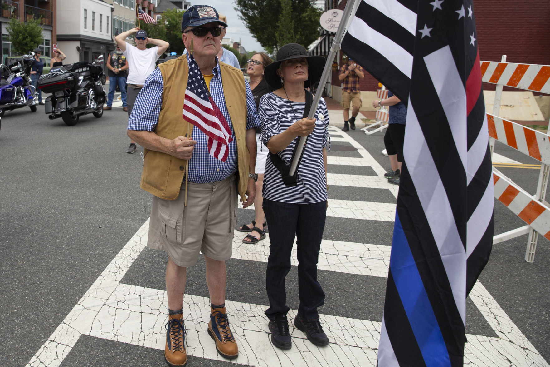Back the Blue rally